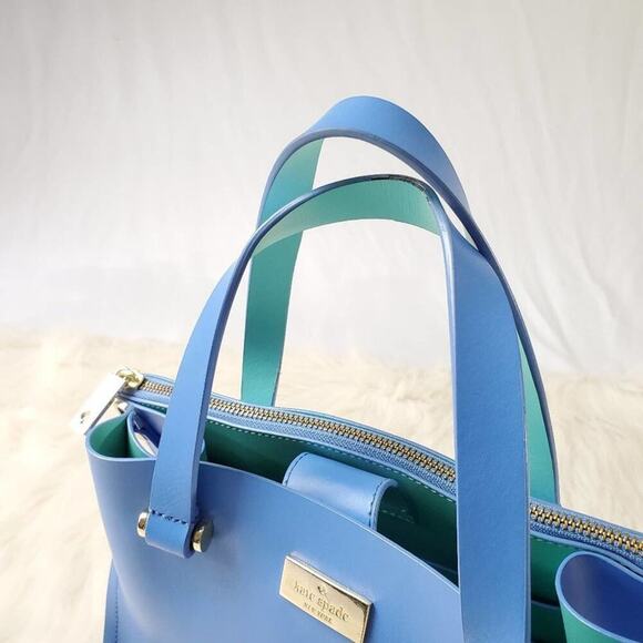 Like New Kate Spade New York Nelle Tote Satchel Shoulder Bag Purse - Picture 7 of 14